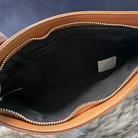 Unbranded Clutch purses set Navy Blue/Cognac - Picture 2 of 7